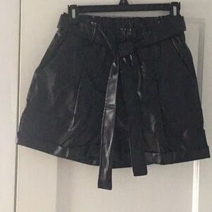 New Faux Leather Shorts